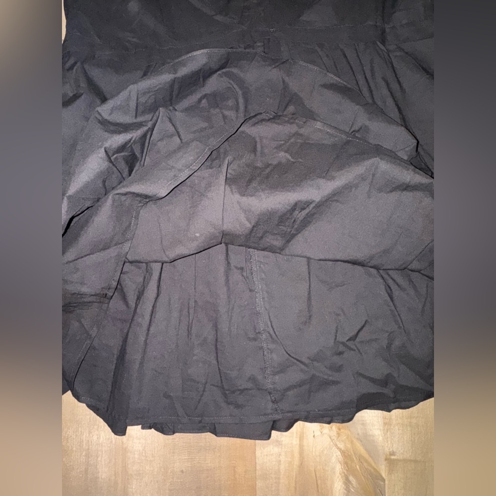 Tuckernuck Pomander Place Black Cecil Ruffle Lace Mini Dress XL NWOT - Picture 8 of 11